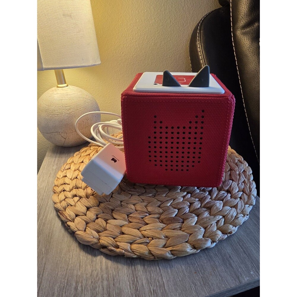 Red Tonies Storybook Audio Player Box in working order